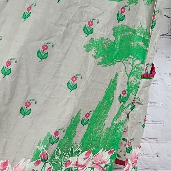 J. Girls 10/12 Green Floral Cotton A-Line Printed Kurti Pakistani Tunic Dress - Picture 11 of 12